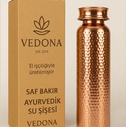 Ayurvedik %100 Saf Bakır Termos